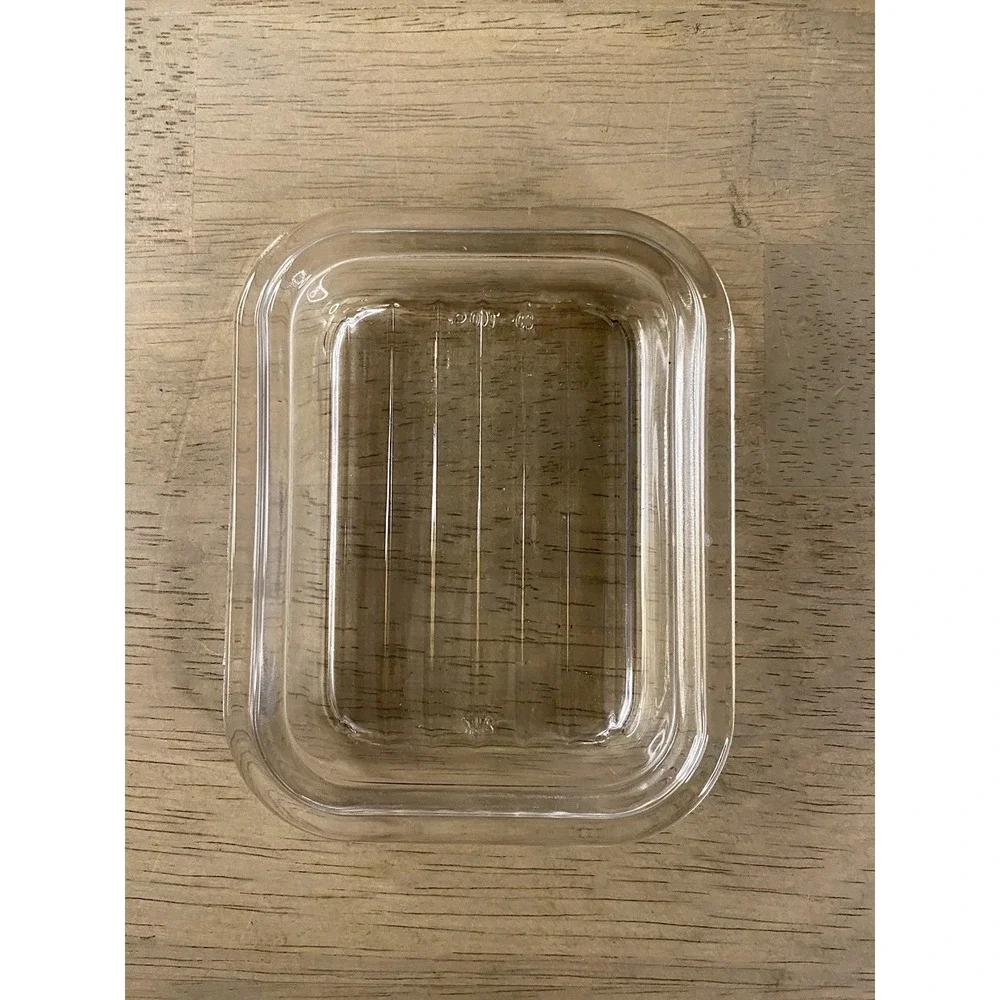 PYREX 501 B Dish & 501 C Clear Ribbed Glass Refrigerator Dish Replacement